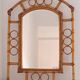 Miroir bambou vintage
