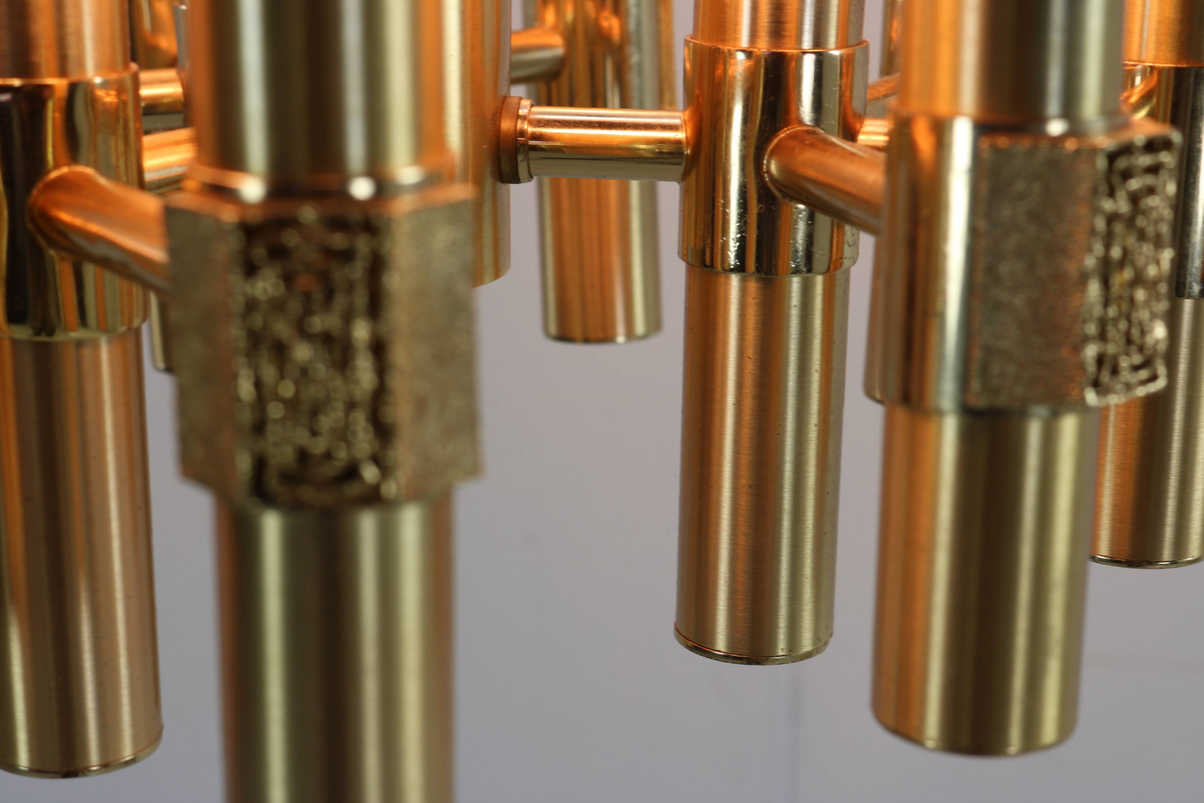 Italian seventies design ceilinglamp Angelo Brotto for Esperia