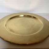 Empty brass tray pocket