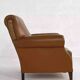 Pair of club armchairs from the 50s in imitation and wood