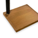 Table with two trays plant holder with midcentury wheel
