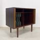 Rosewood Tambour Door Cabinet By Kai Kristiansen For Feldballes