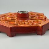 1960s/1970s Ceramic Wall Sconce, Mid-Century Space Age Design