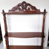 1900s turned wood shelf