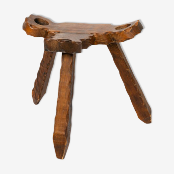 Vintage Spanish brutalist stool