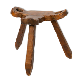 Vintage Spanish brutalist stool