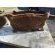 Pair of cast iron planters from 1900 by the Charleville-Mézières establishments.
