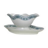 Sauceboat, Pasteur pattern, from the French manufacturer Moulin des Loups