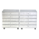 Pair of chests of drawers, Germany 1980s