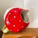 Vintage mushroom barbotine carafe