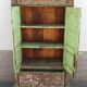 Old wooden cabinet - 2 doors and 1 drawer