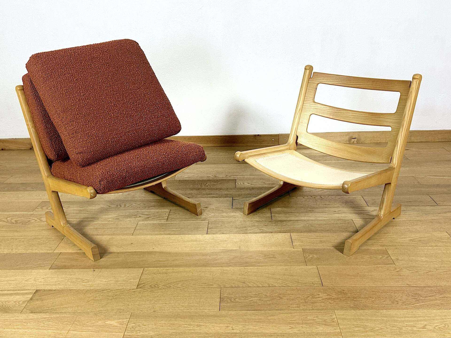 Chauffeuses Scandinave 1960 par Ditte & Adrian Heath Modèle 242 s