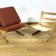 Chauffeuses Scandinave 1960 par Ditte & Adrian Heath Modèle 242 s