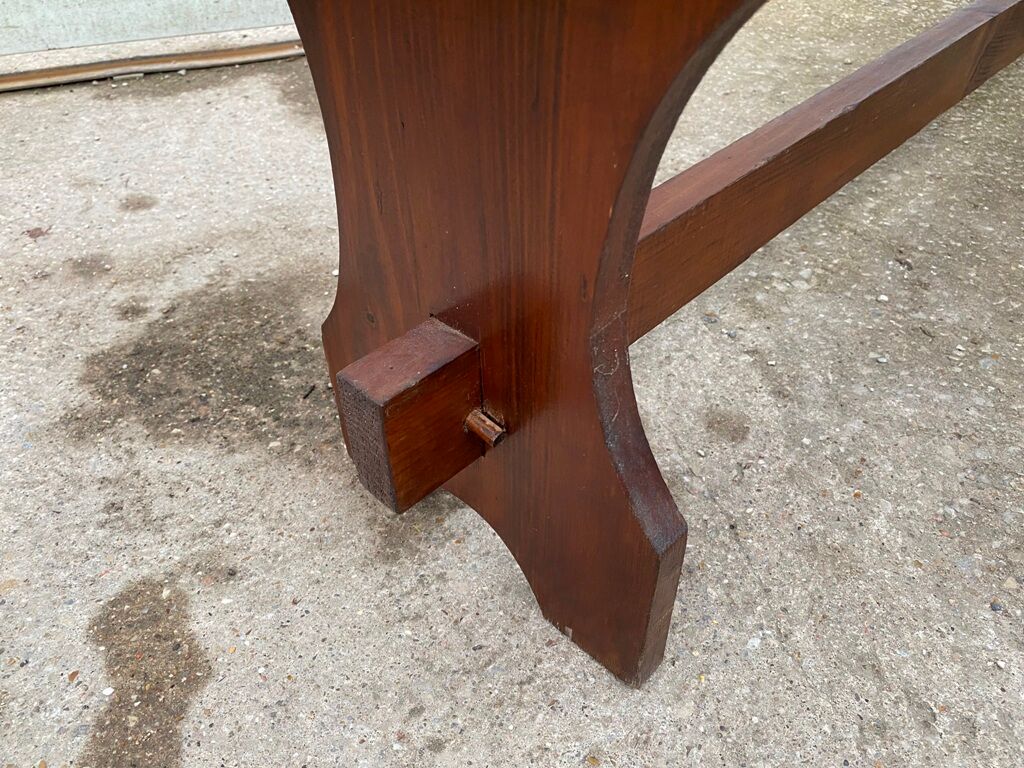 Pair of benches rustic 1950