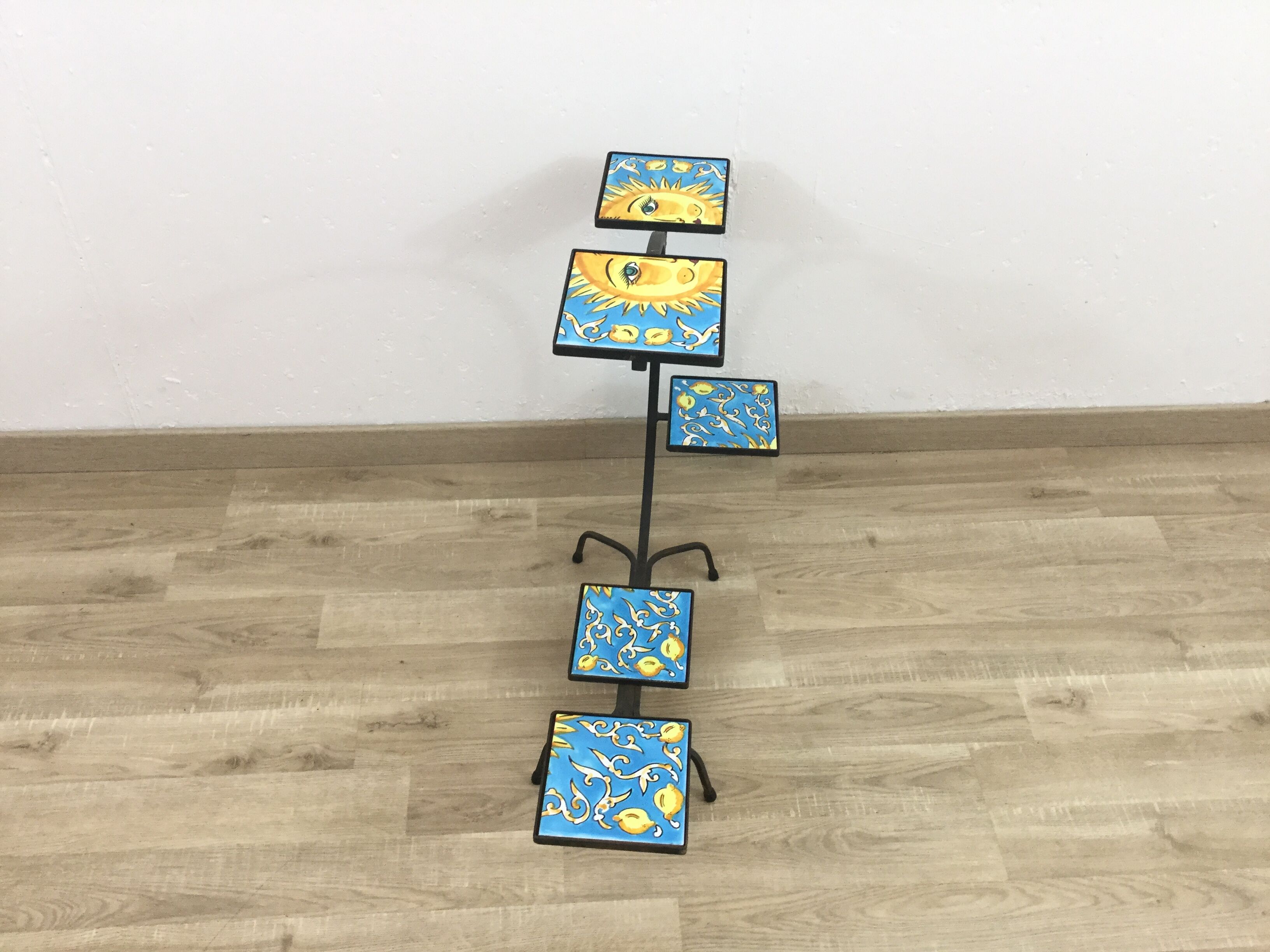 Vintage metal plant holder