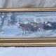 Painting Russian school Oil on canvas / cardboard signed framed dimensions: height -33cm - width -69cm