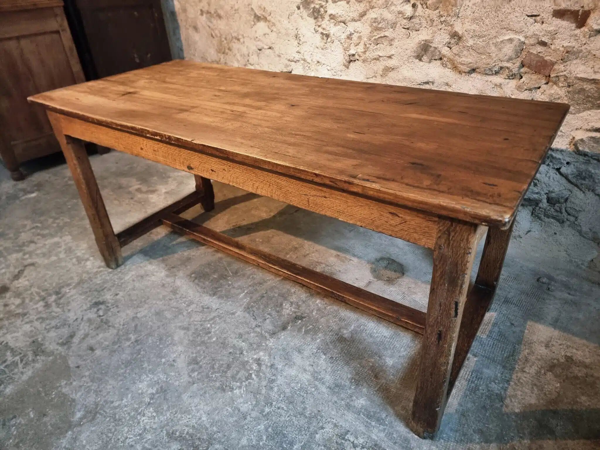 Antique French dining table, 18th century