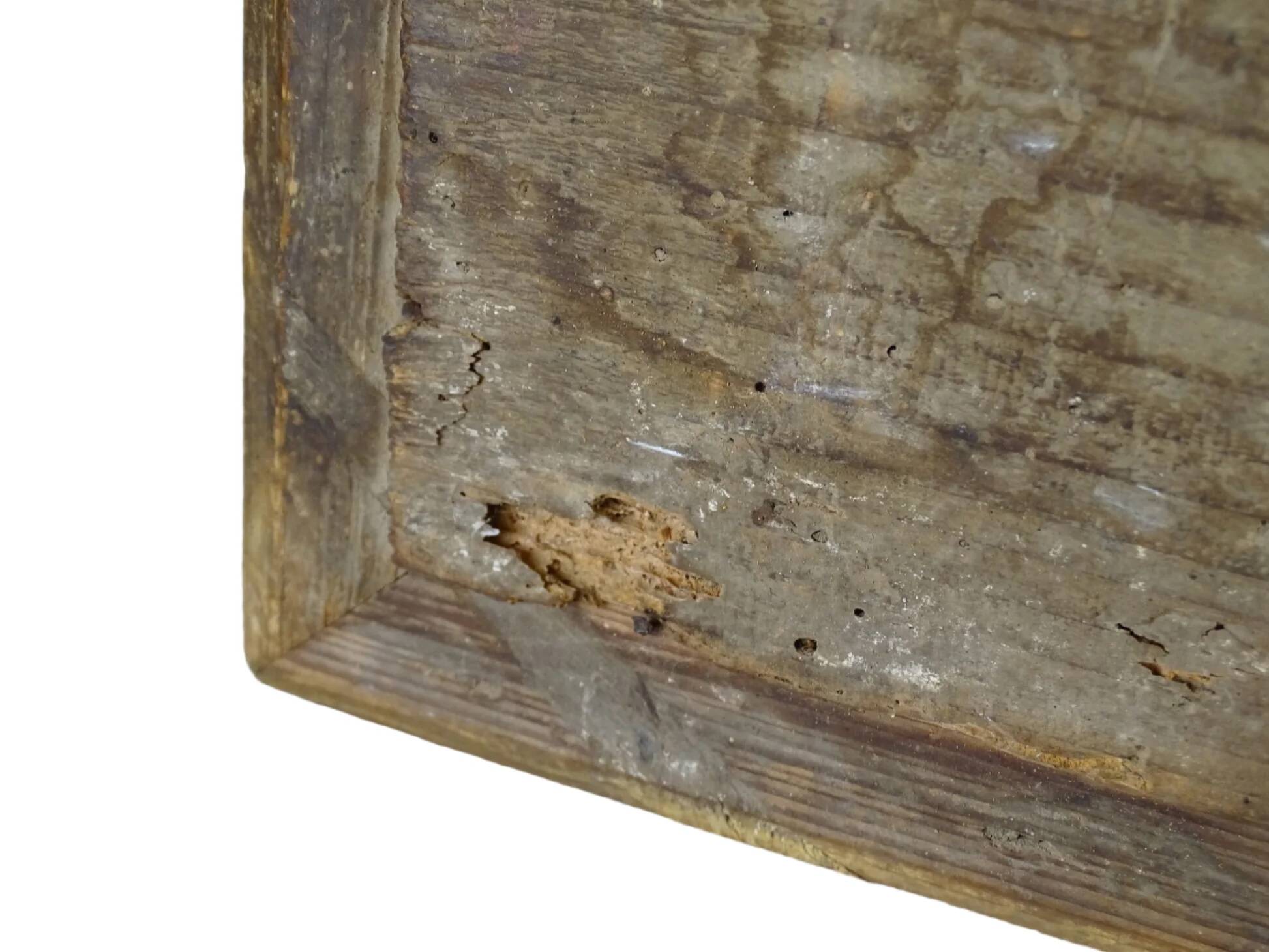 Miroir français ancien à cadre doré orné de cygnes, époque de la Restauration
