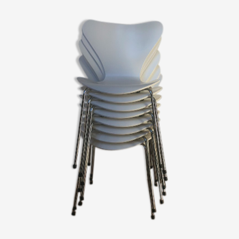 Lot de 8 chaises Série 7 par Arne Jacobsen pour Fritz Hansen