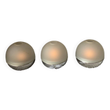 Trio of designer tealight holders