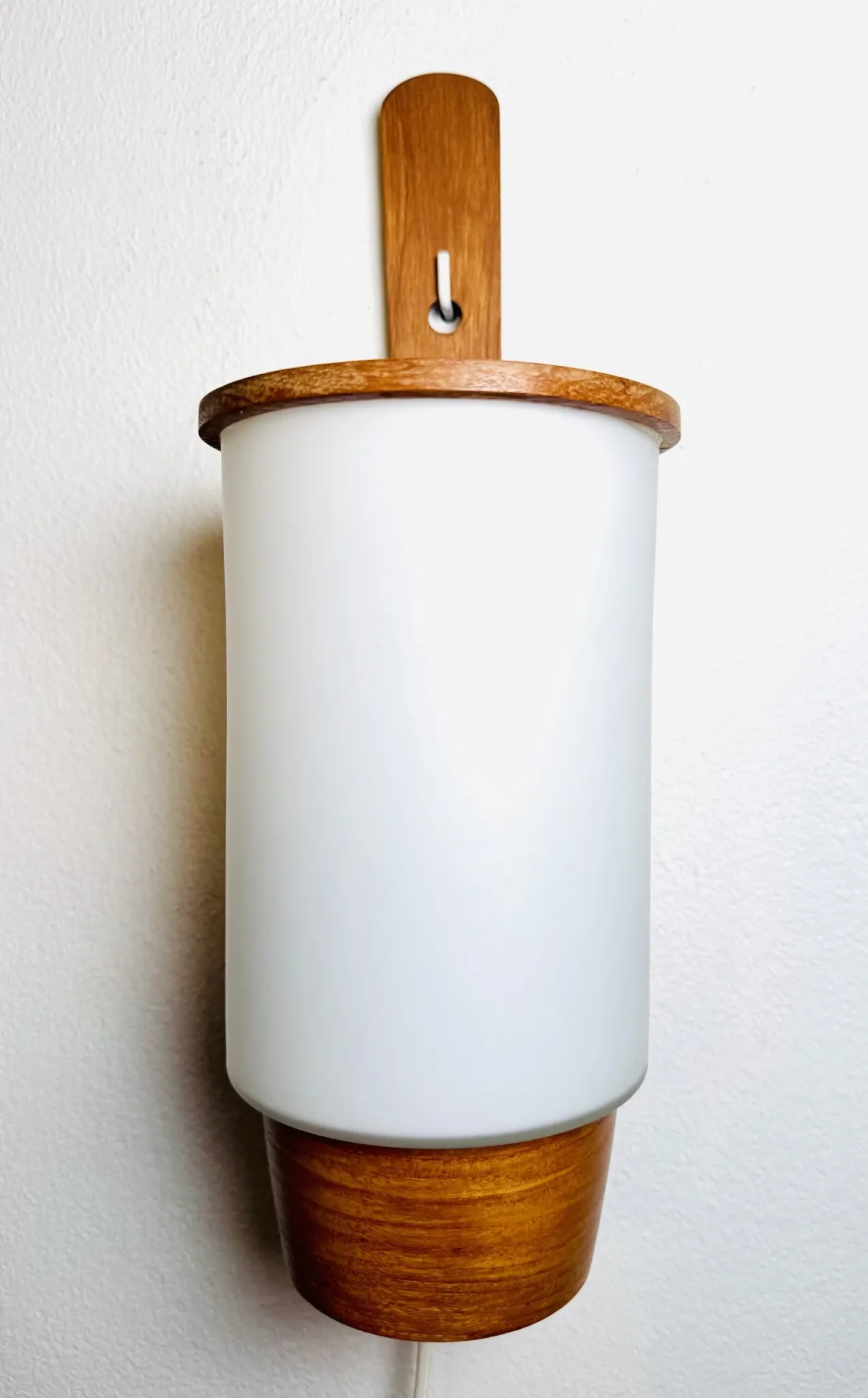 Cylindrical Wall Lamp By Uno & Östen Kristiansson For Luxus, Sweden, 1960S