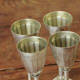Set of 4 metal cups