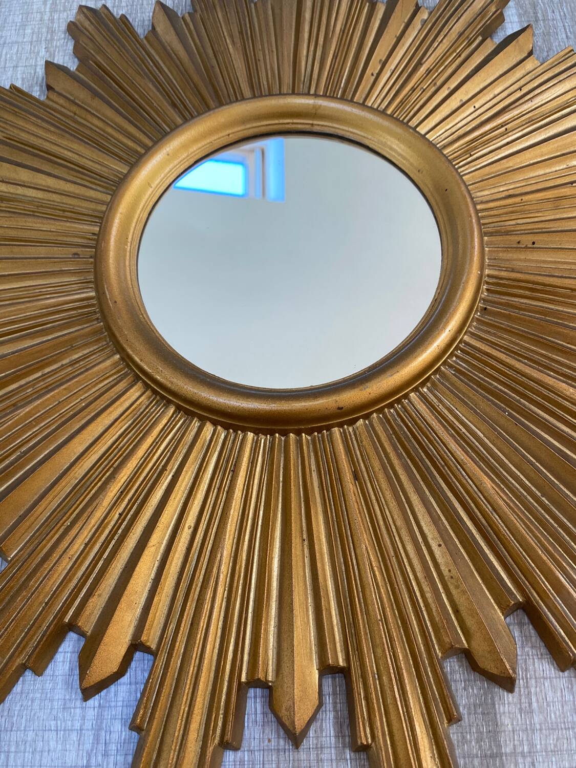 Large sun mirror from the 50s/60s