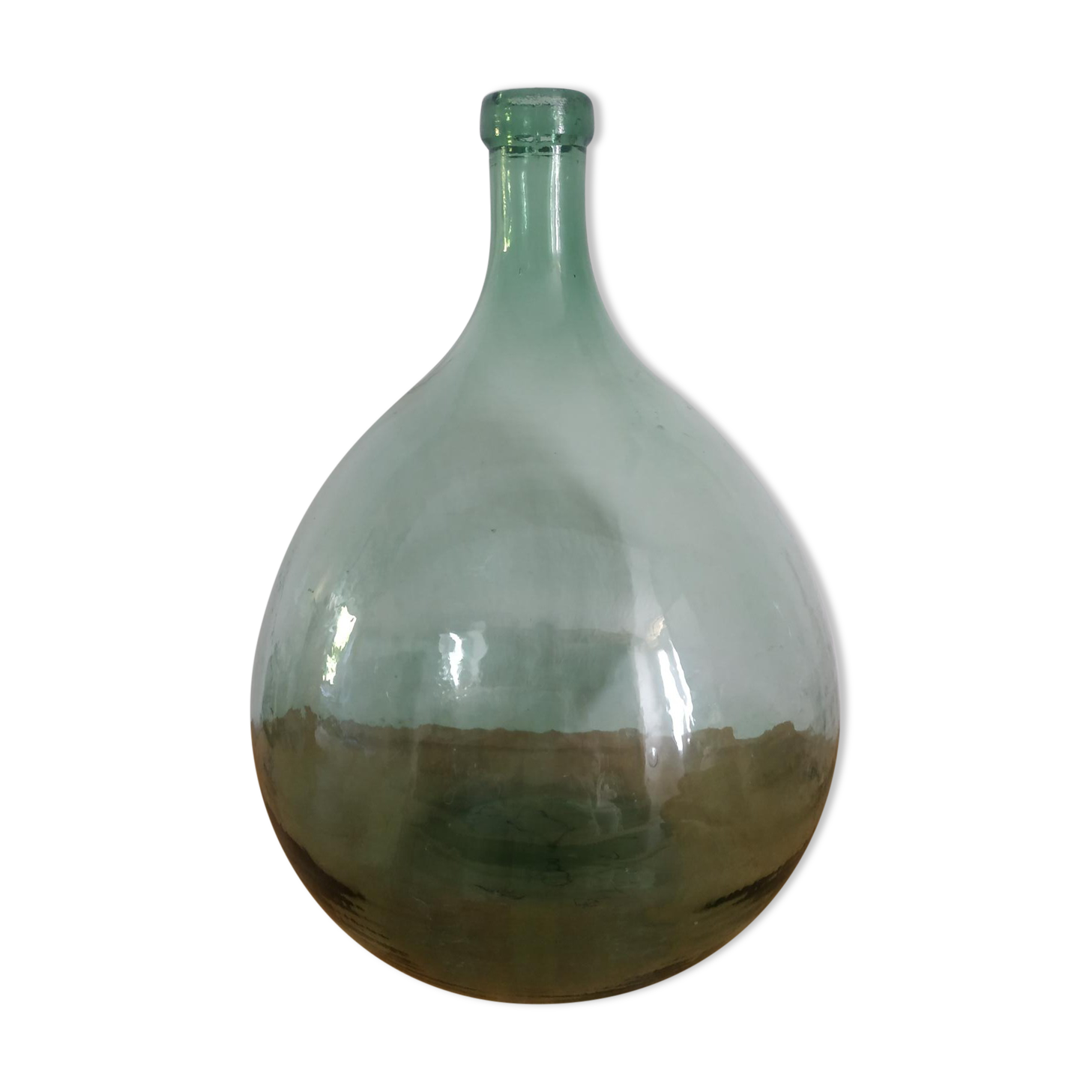 Demijohn vintage green 10,5l h38cm