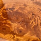 N1 coffee table in vintage 70s elm burl
