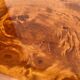 N1 coffee table in vintage 70s elm burl