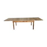 Nineteenth century farmhouse table in fir with extensions