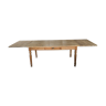 Nineteenth century farmhouse table in fir with extensions