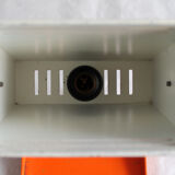 Lamp 70s orange metal