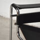 Paire de fauteuils Wassily noir, Italie 1980