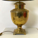 Vintage 70's golden metal lamp