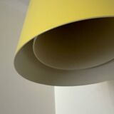 IKEA yellow metal cylindrical pendant light from the 2000s
