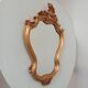 Vintage rococo mirror in gilded resin