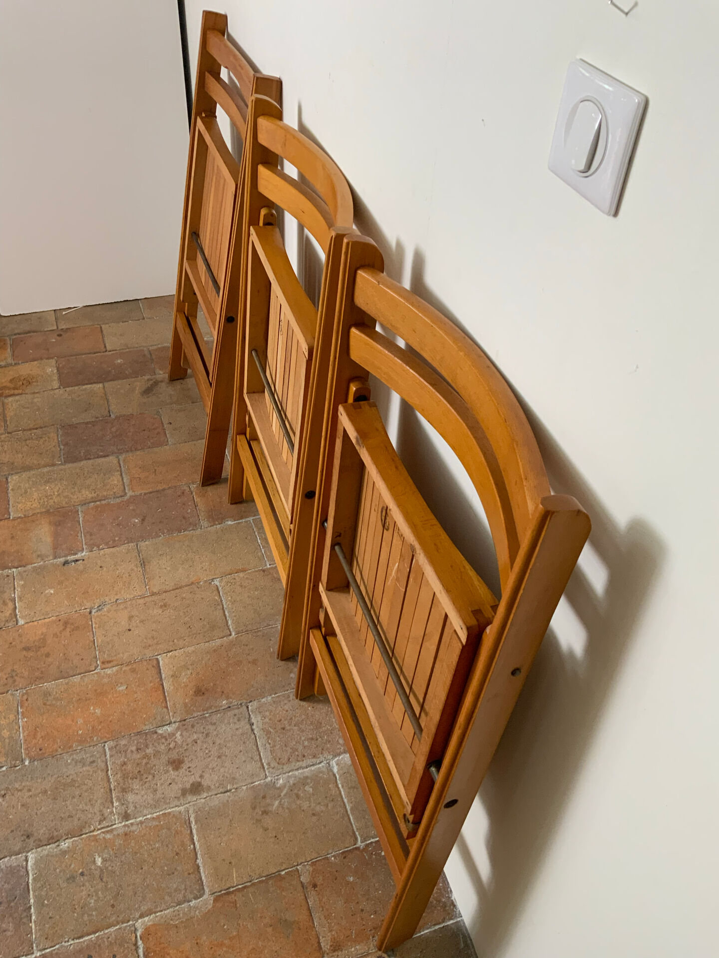 Trio de chaises pliantes 70´