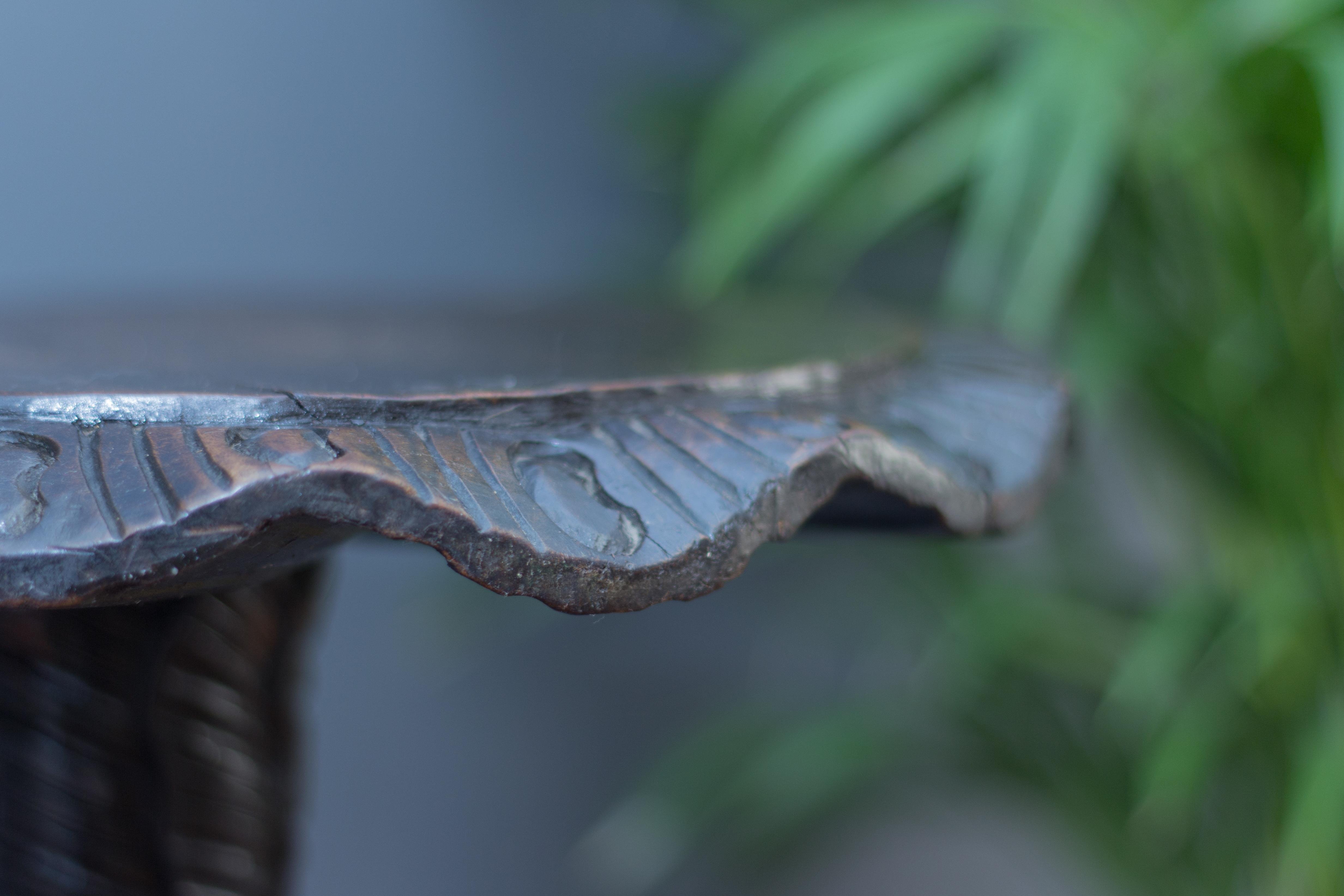 French carved pedestal table