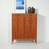 Swedish teak tallboy by Treman