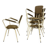 Series of 4 vintage armchairs