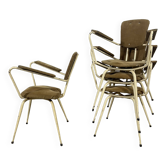 Série de 4 fauteuils vintage