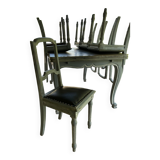 Table chaise régence