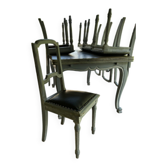 Table chaise régence