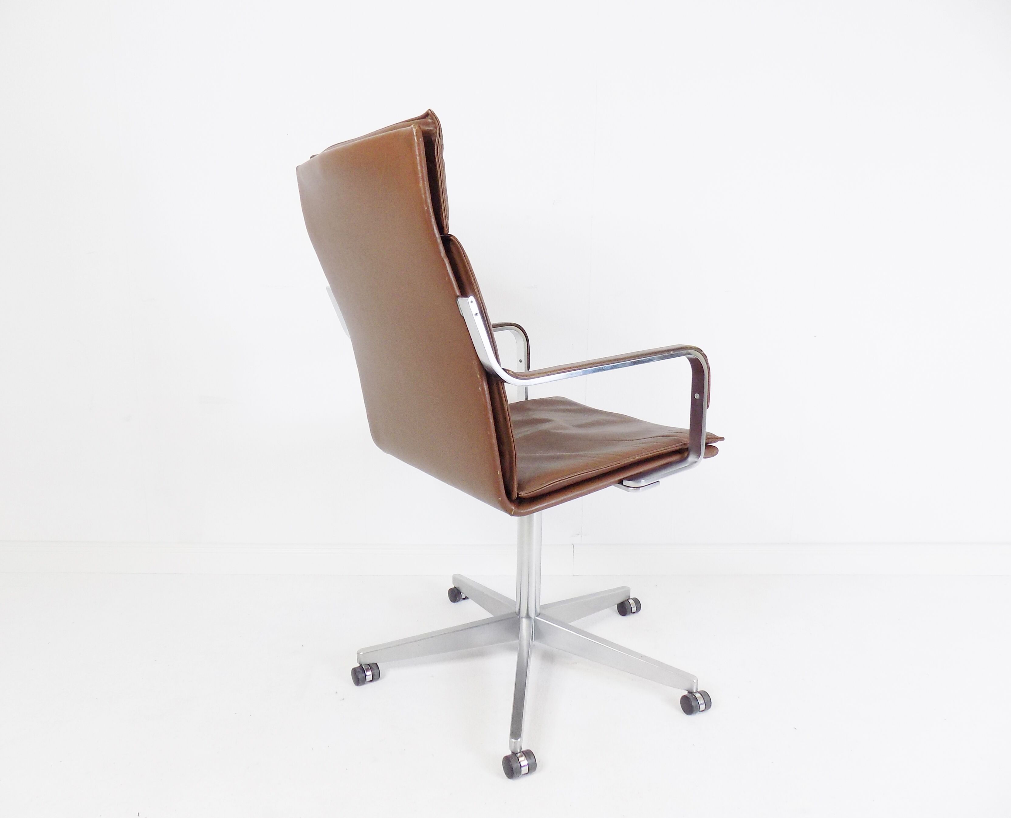 Walter Knoll Art Collection leather office chair by Rudolf Glatzel