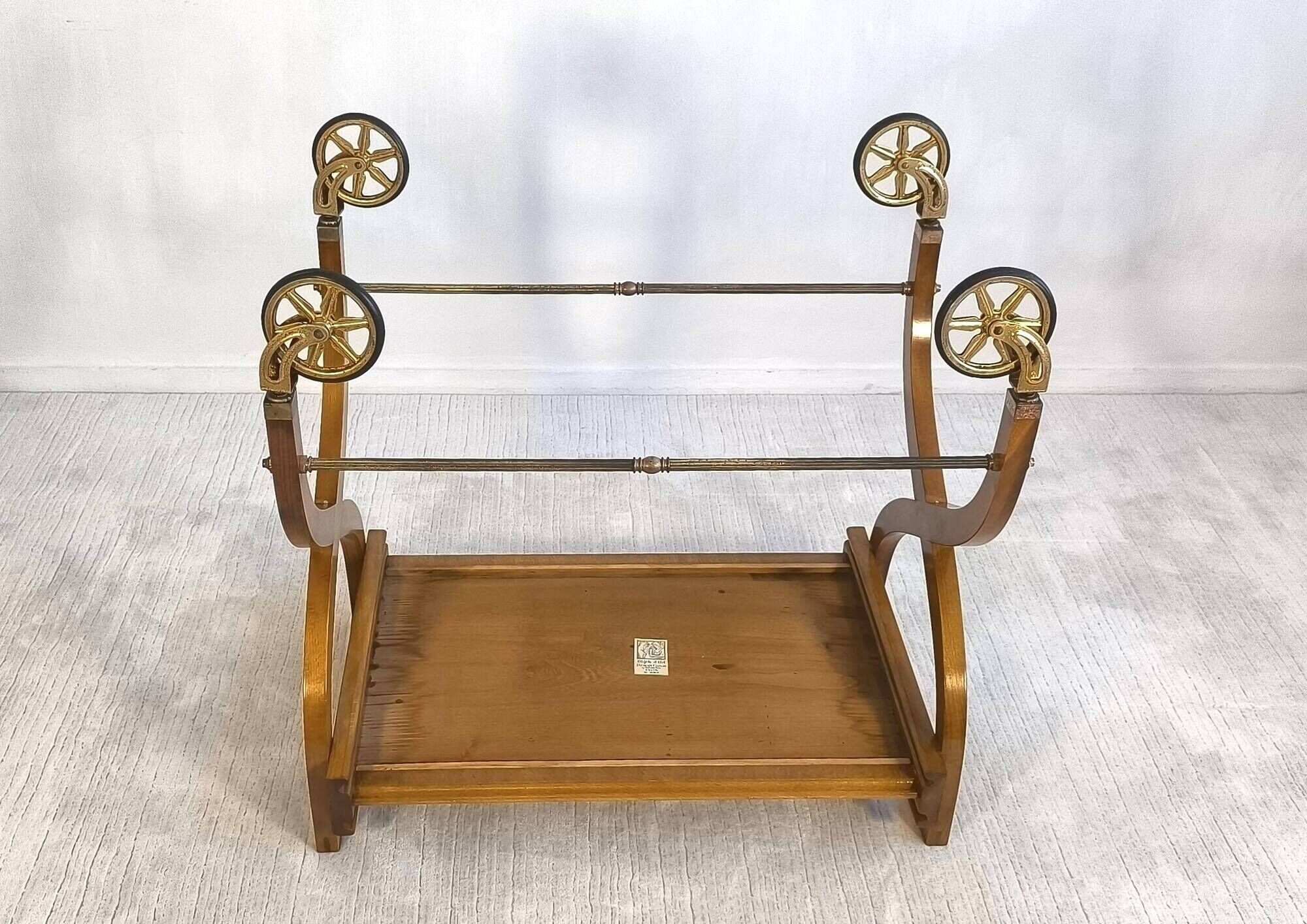 Beautiful pair of vintage teak tables – Serving table - Benoit-Guyot Lyon