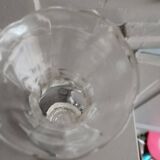 Paire de vases en verre émaillé