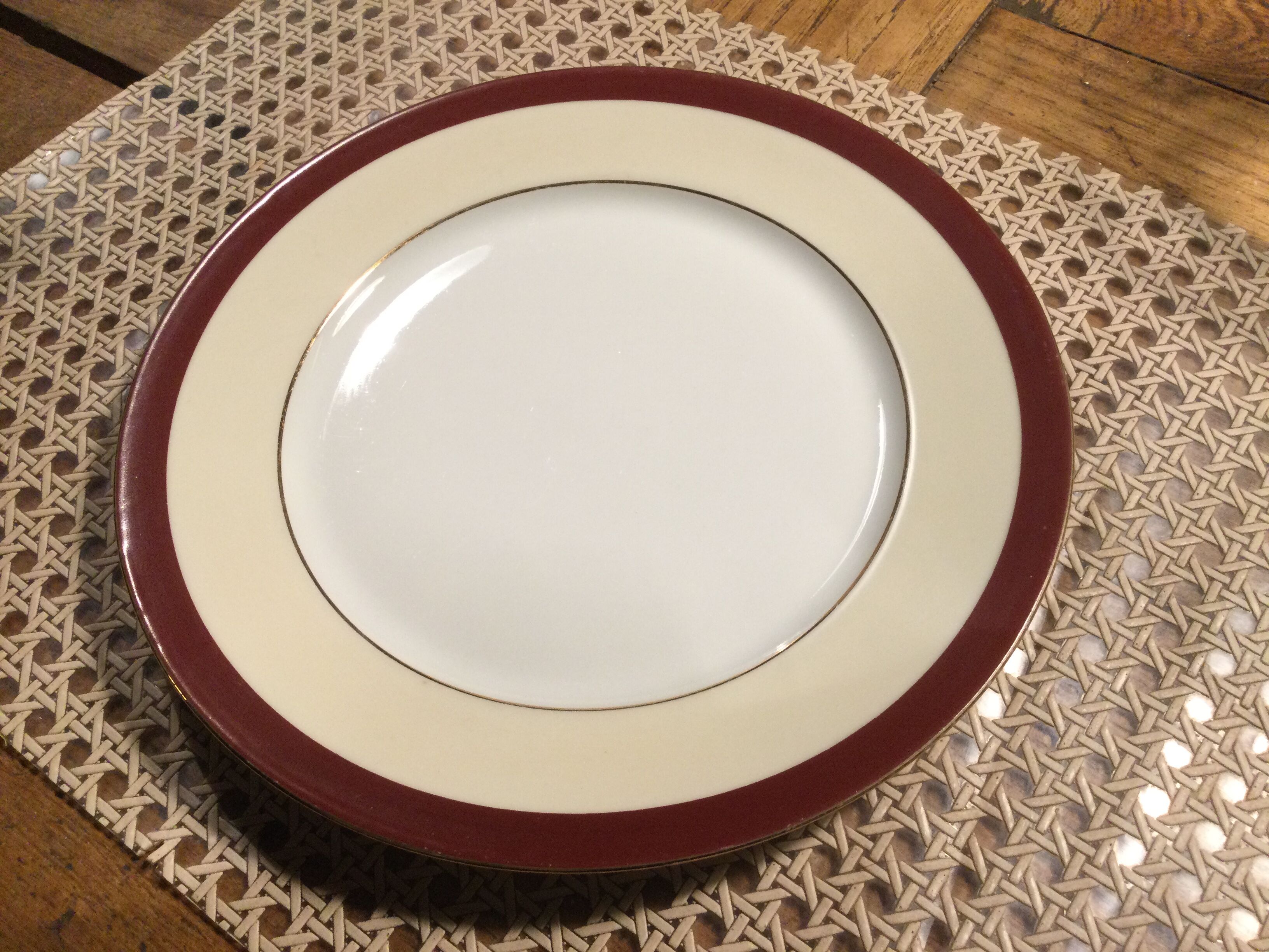 Set of 14 Porcelain Plates from Limoges