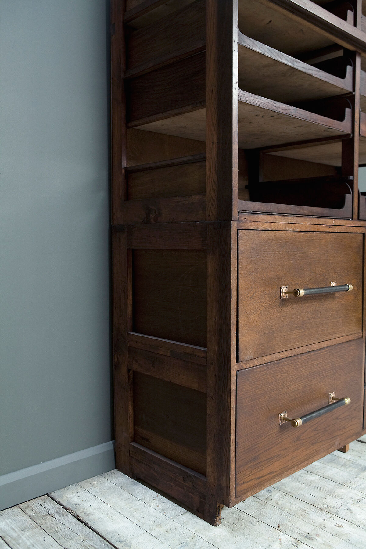 Vintage haberdashery cabinet - 12 trays, 4 drawers