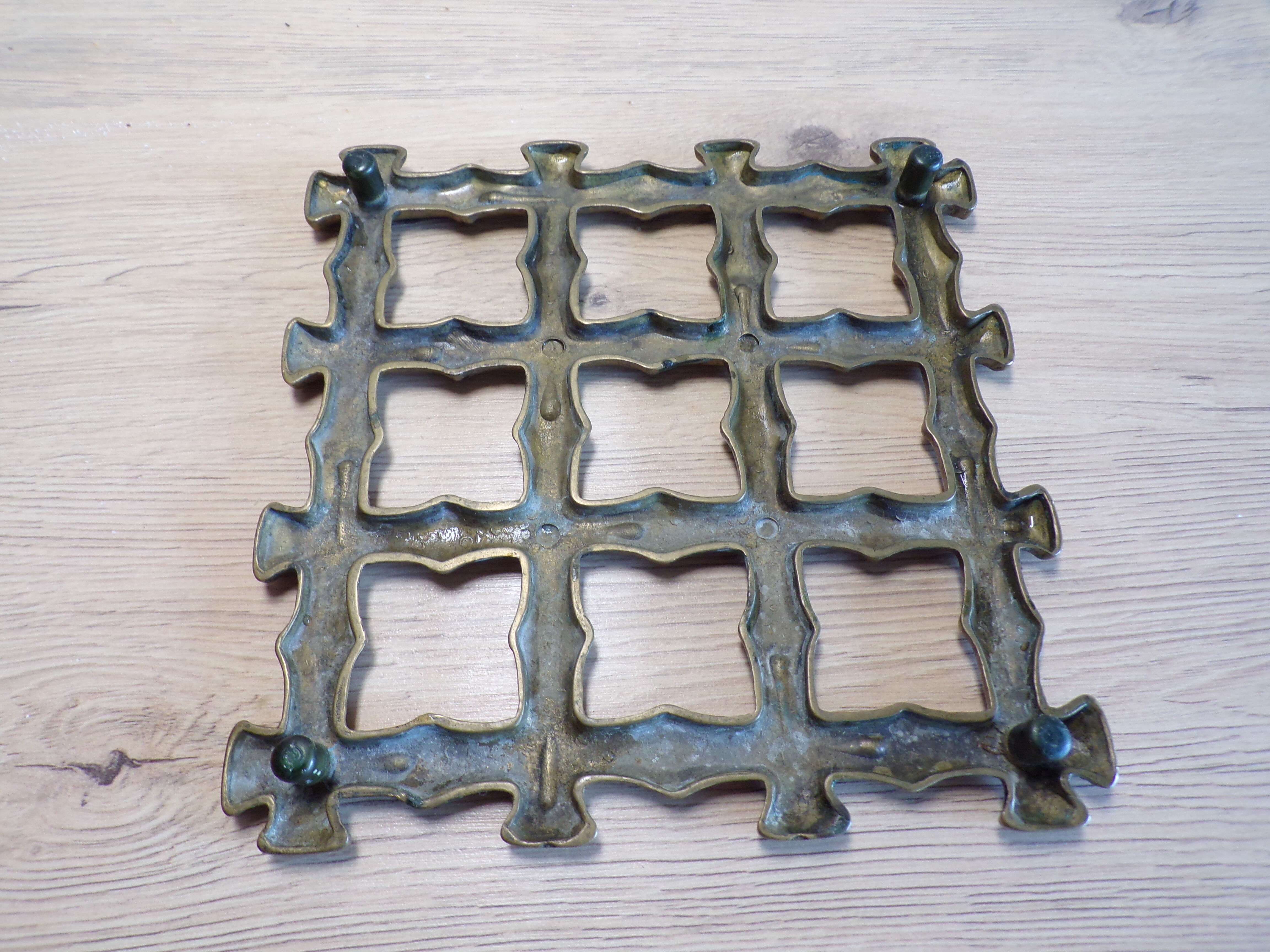 Brass bamboo imitation flat bottom